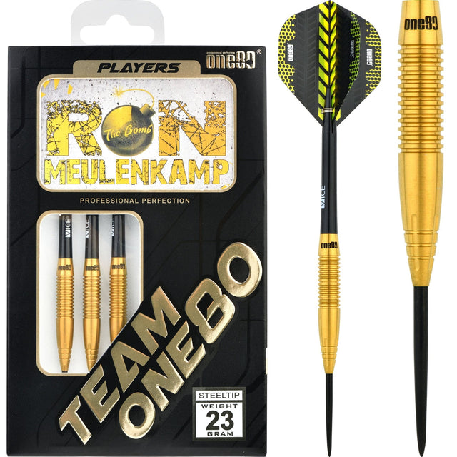 One80 Ron Meulenkamp Darts - Steel Tip - The Bomb - 23g 23g