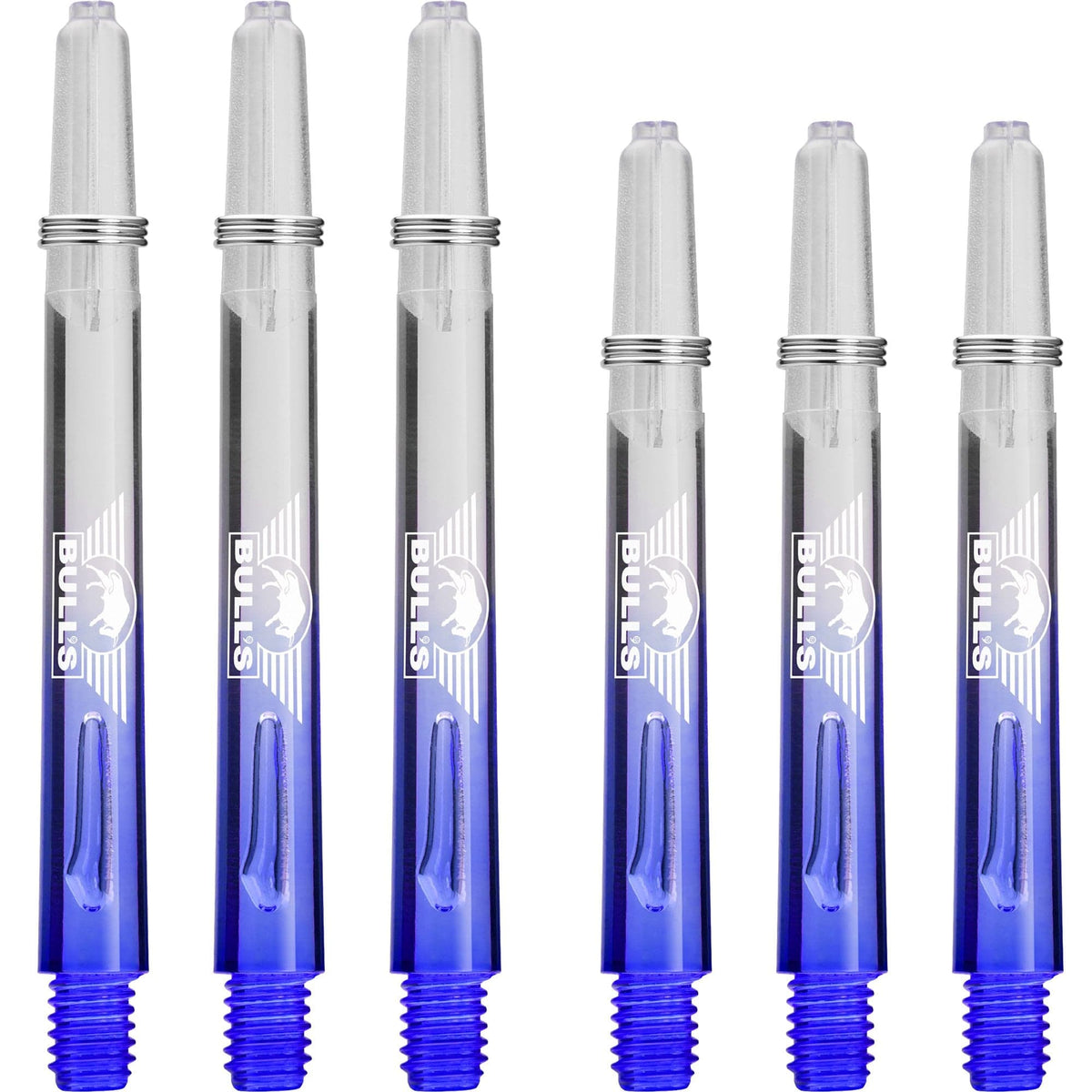 Bulls X-Ray Shafts - Dart Stems - Gradient - Blue