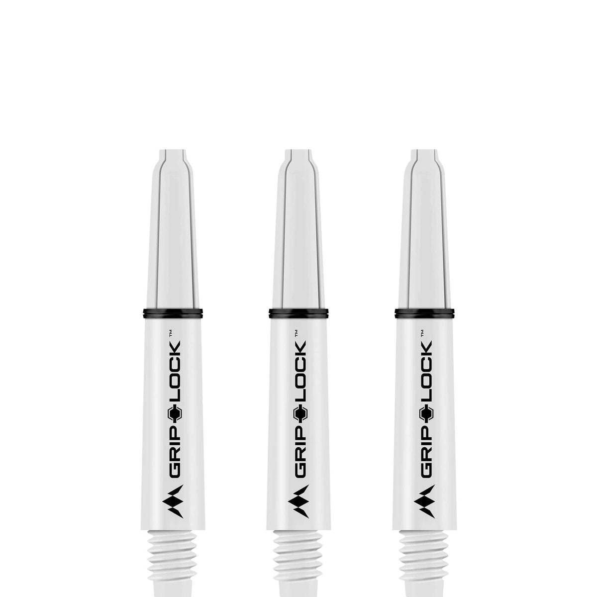 Mission GripLock Shafts - Dart Stems - White Short