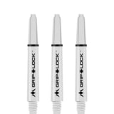 Mission GripLock Shafts - Dart Stems - White Tweenie