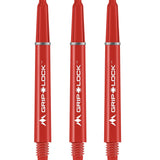 Mission GripLock Shafts - Dart Stems - Red Medium