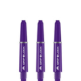Mission GripLock Shafts - Dart Stems - Purple Short