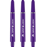 Mission GripLock Shafts - Dart Stems - Purple Medium