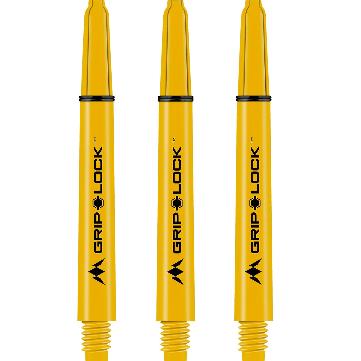 Mission GripLock Shafts - Dart Stems - Yellow Medium