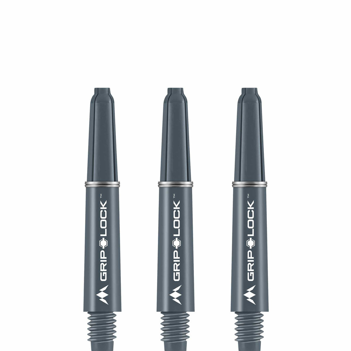 Mission GripLock Shafts - Dart Stems - Grey Short