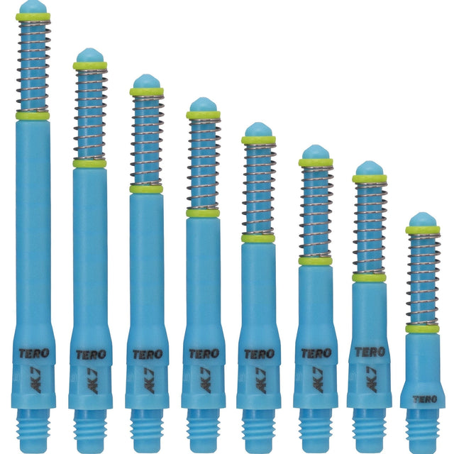 *Cuesoul - Dart Shafts - Tero Flight System - AK7 - Standard - Set of 4 - Blue