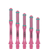 *Cuesoul - Dart Shafts - Tero Flight System - AK7 - Slim - Set of 4 - Pink