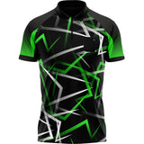 Arraz Flare Dart Shirt - with Pocket - Black & Green