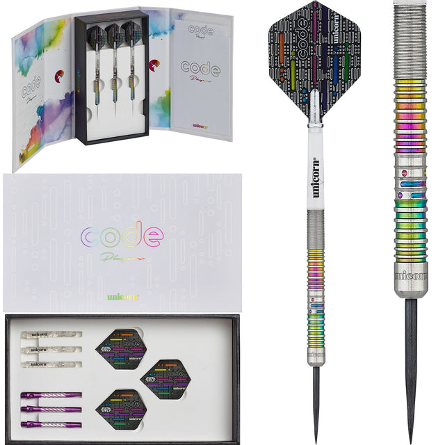 Unicorn Code Darts - Steel Tip - James Wade