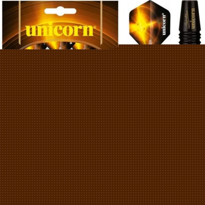 Unicorn WC Black Brass - Steel Tip - GA1 - Gary Anderson - Black