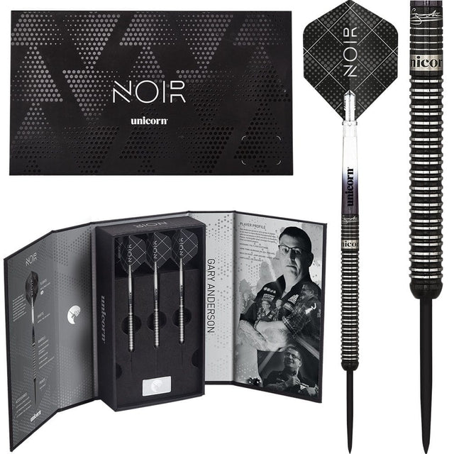 *Unicorn WC Deluxe - Steel Tip - Gary Anderson - Noir