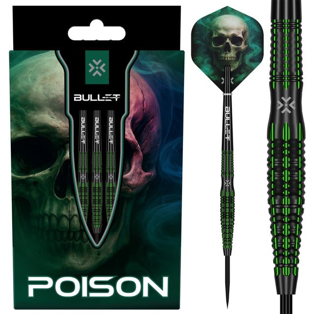 Bullet Poison Darts - Steel Tip - 90% Tungsten