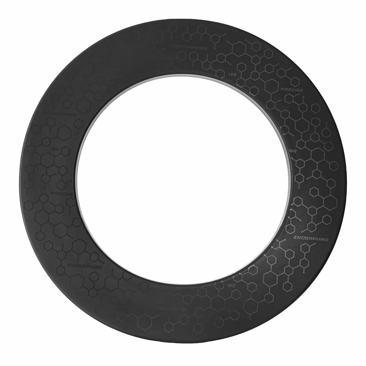 Precise 180 Dartboard Surround - Endorphine Signature - Black on Black