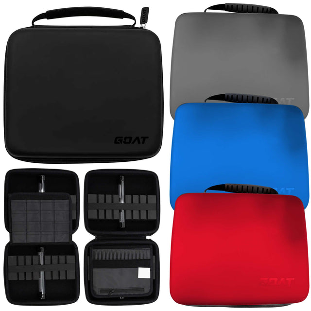 GOAT Darts Locker Case - Premium - EVA Darts Wallet - Holds 4 sets of darts