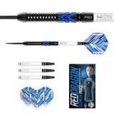 Red Dragon Gerwyn Price Darts - Steel Tip - 90% Tungsten - Ice Blue