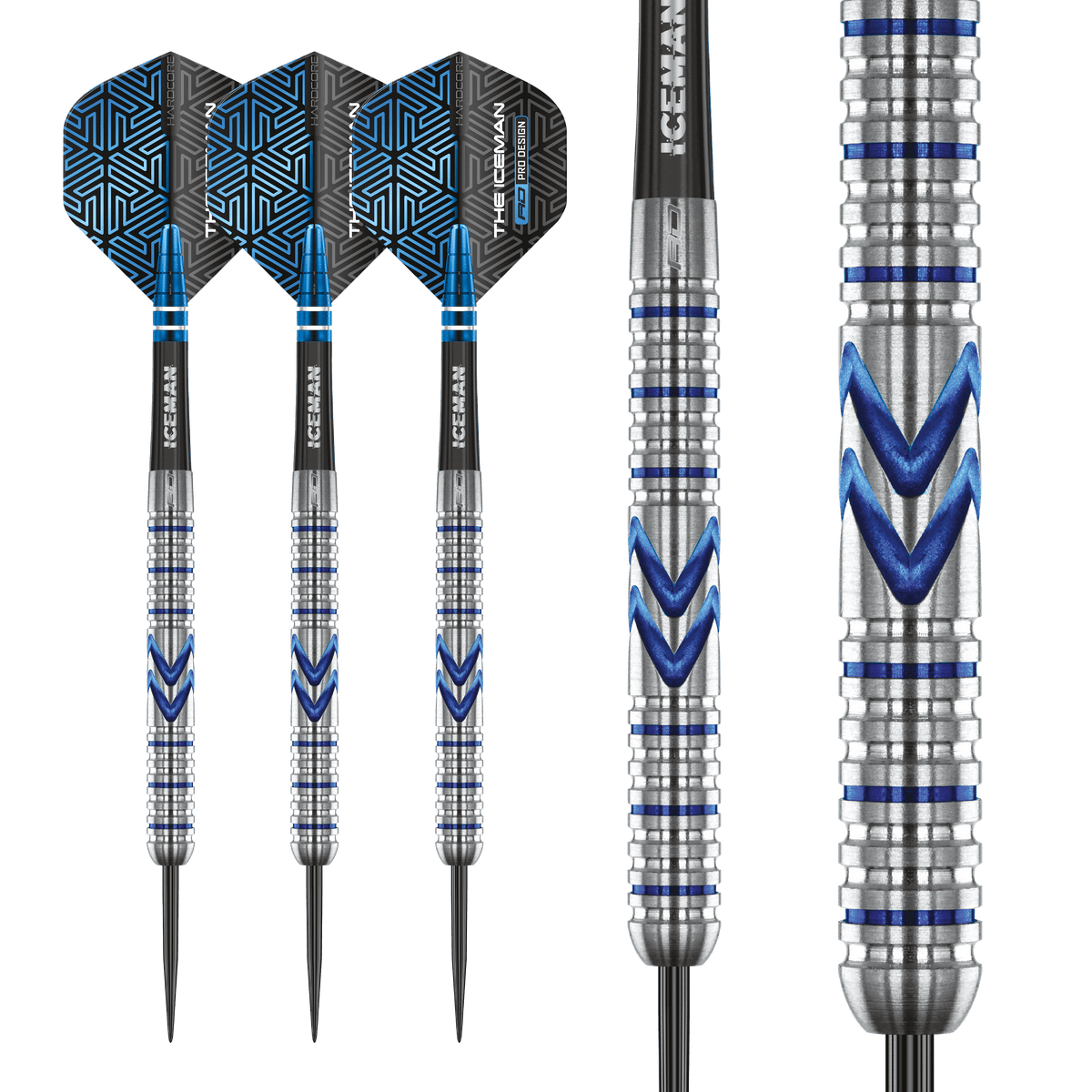 Red Dragon Gerwyn Price Darts - Steel Tip - 90% Tungsten - Midnight