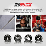 Red Dragon Gian van Veen Switch Darts - Steel Tip - 90% Tungsten - Diamond 21g