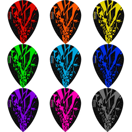 *Harrows Rapide X Dart Flights - Pear Shape - Rapide-X