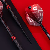 Red Dragon Jonny Clayton Darts - Steel Tip - 90% Tungsten - ADV