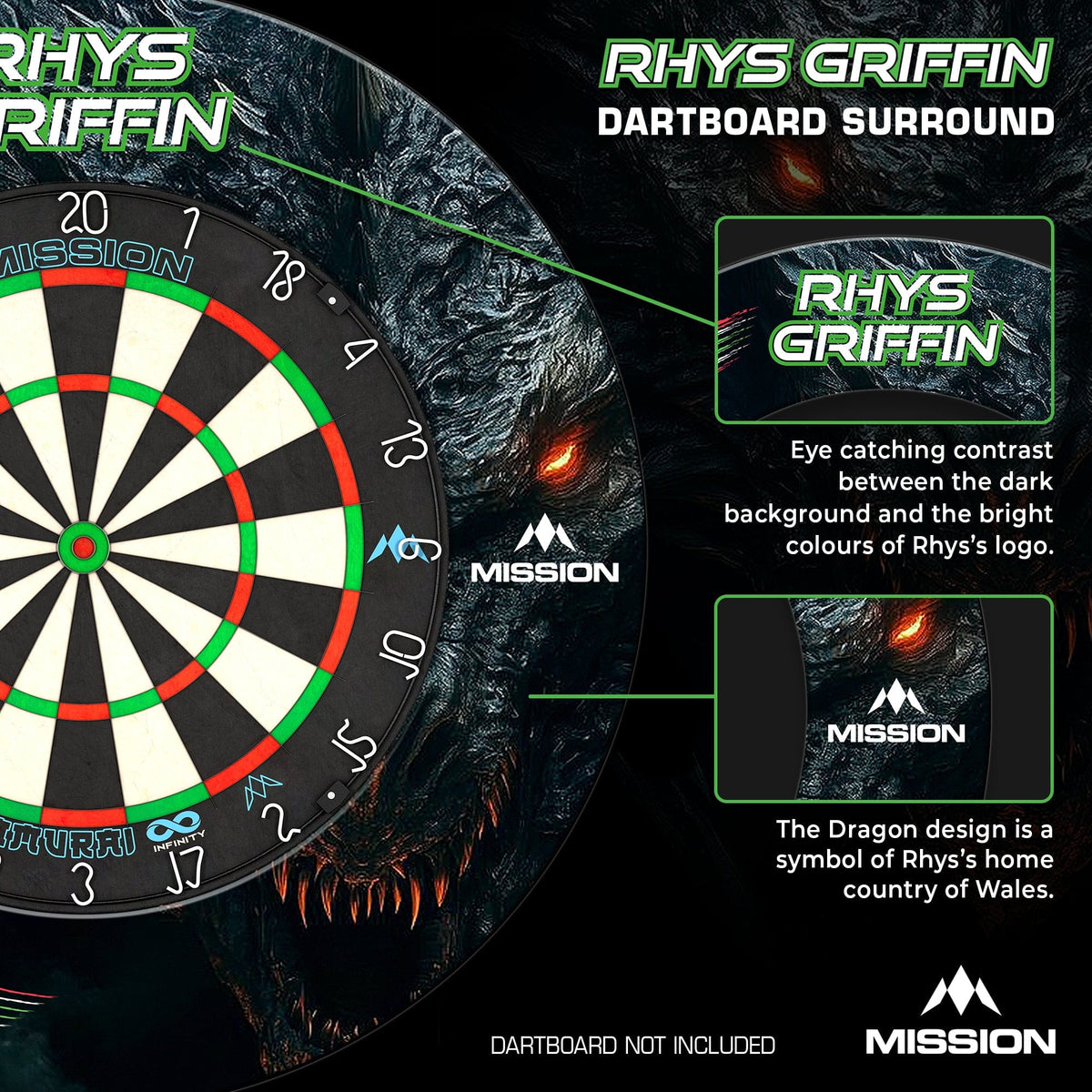 Mission Darts Players- Surround - Rhys Griffin