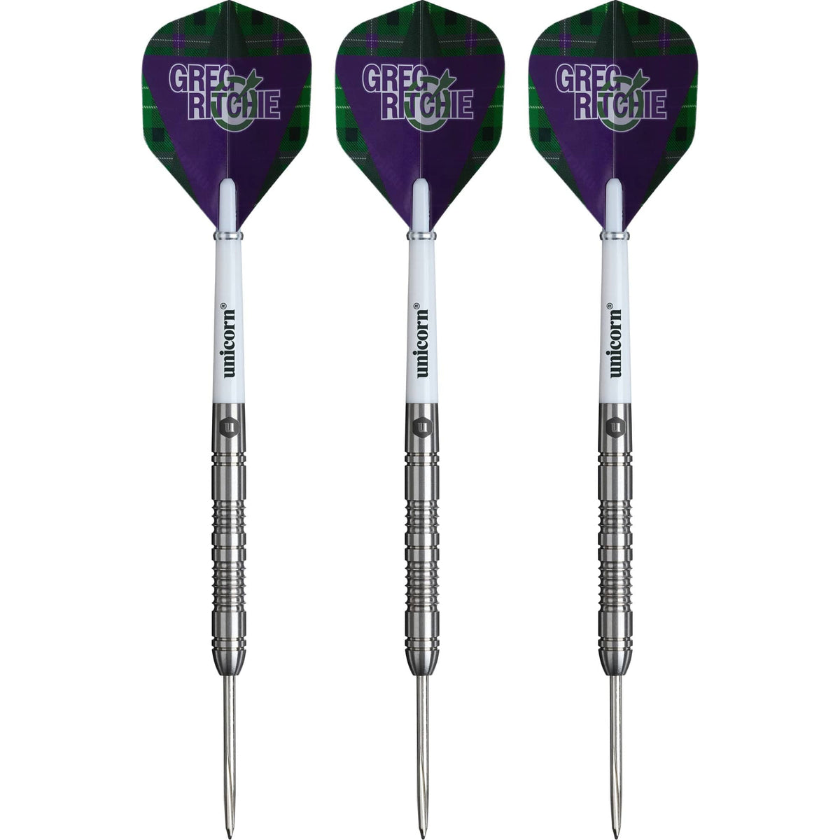 Unicorn Contender Darts - Steel Tip - 95% Tungsten - Greg Ritchie 23g