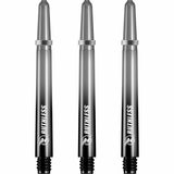 Ruthless Deflectagrip Plus Dart Shafts - Polycarbonate Stems with Springs - Smokey Medium