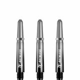 Ruthless Deflectagrip Plus Dart Shafts - Polycarbonate Stems with Springs - Smokey Tweenie
