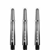 Ruthless Deflectagrip Plus Dart Shafts - Polycarbonate Stems with Springs - Smokey Short