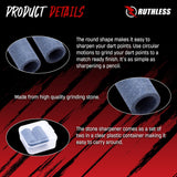 Ruthless Dart Sharpener - Mini Round Stone - Value Pack - 3 Pieces