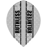 *Ruthless - Clear Panel Embossed - Dart Flights - 100 Micron - Pear Clear