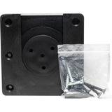 Ruthless Dartboard Bracket - Easy Rotate - Wall Mounting - includes Fixings - Black