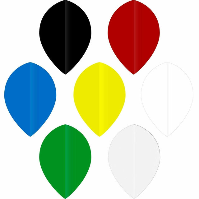 *Ruthless Poly Plain - Solid - Dart Flights - 75 Micron - Pear