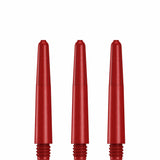 Designa Nylon Shafts - Durable Dart Stems - Red Short
