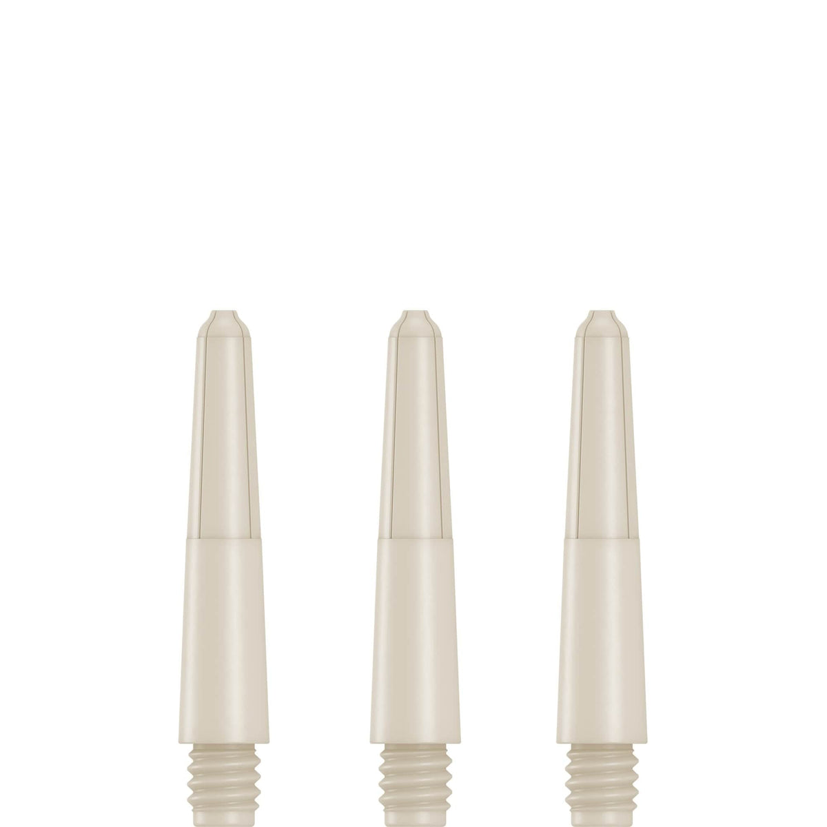Designa Nylon Shafts - Durable Dart Stems - Natural Extra Short