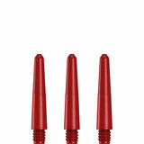 Designa Nylon Shafts - Durable Dart Stems - Red Extra Short