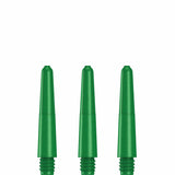 Designa Nylon Shafts - Durable Dart Stems - Green Extra Short