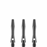 Designa Aluminium Shafts - Metal Dart Stems - Gun Metal Extra Short