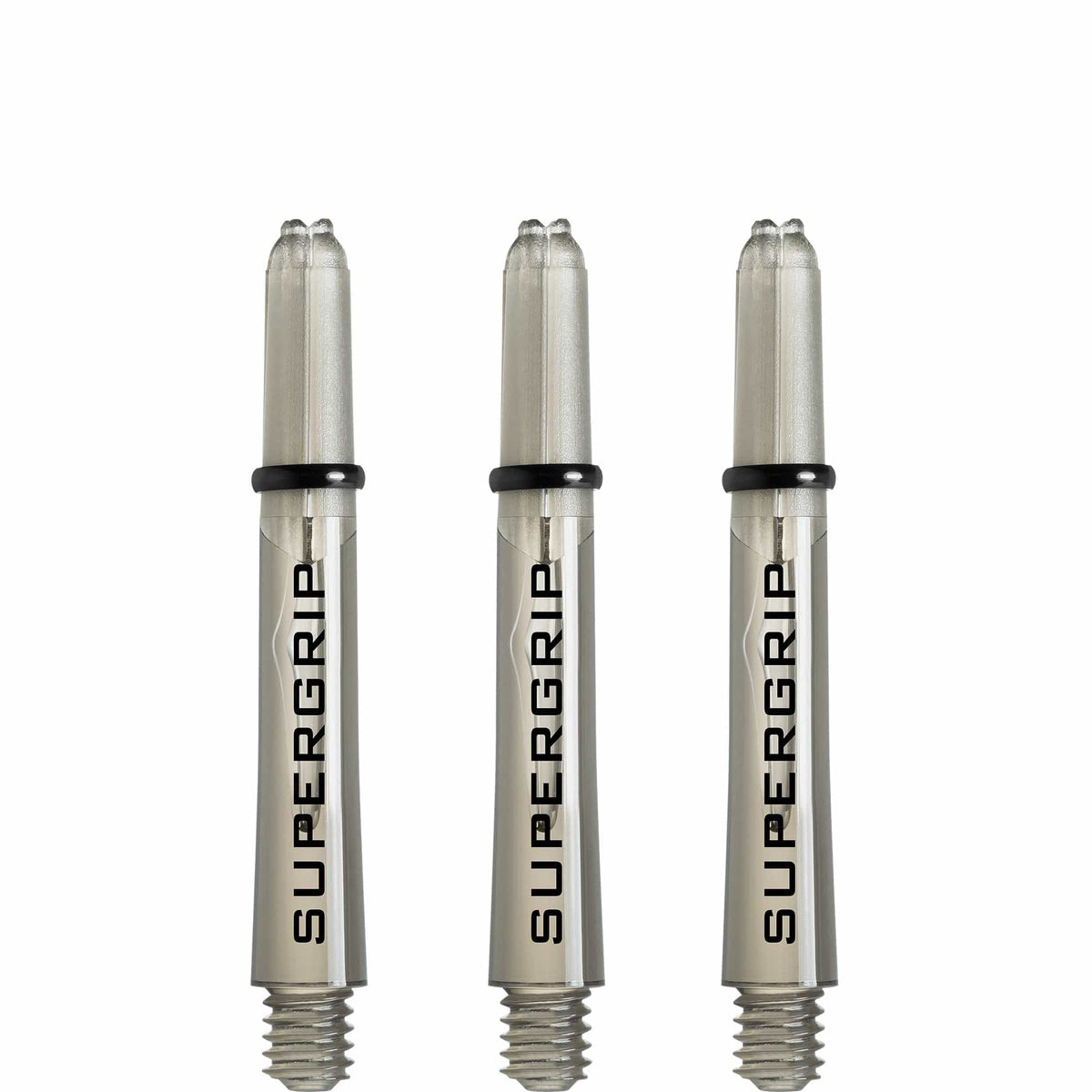 Harrows Supergrip Shafts - Dart Stems - Smokey Short