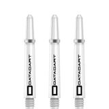 Datadart Signature Nylon Shafts - Stems with Springs - White Tweenie