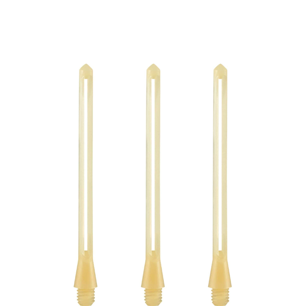 Unicorn Slikstik Nylon Dart Shafts - Side Loading - White Short