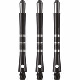 Harrows Colette Shafts - Aluminium Stems - Black Medium