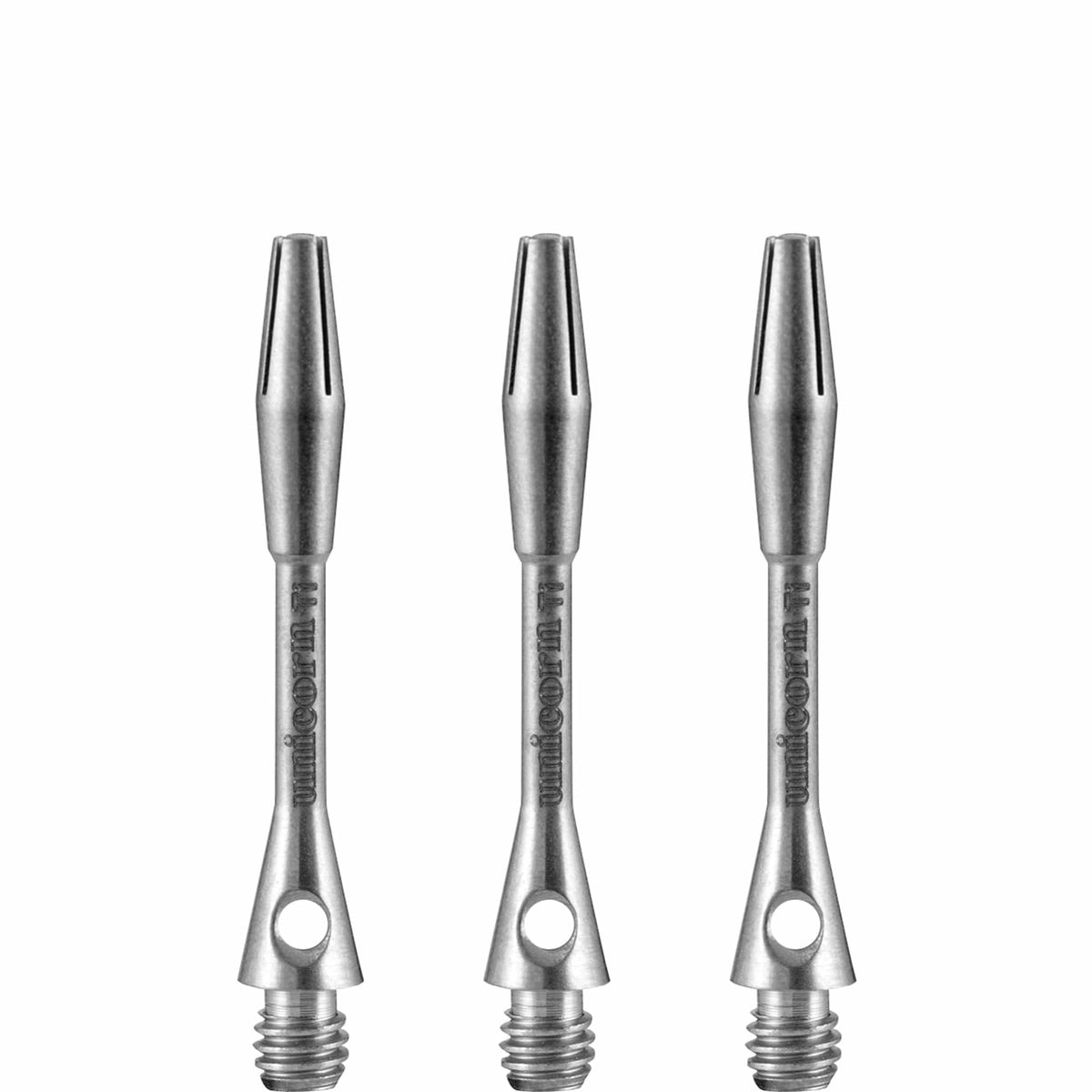 *Unicorn XLTi Dart Shafts - Titanium Stems - Natural Short