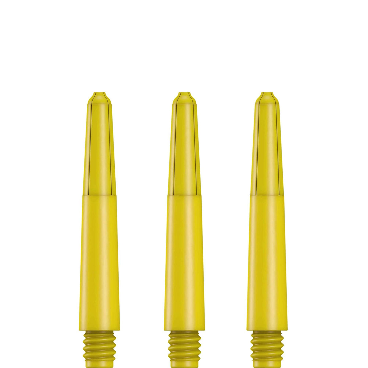 Designa Nylon Shafts - Durable Dart Stems - Yellow Short