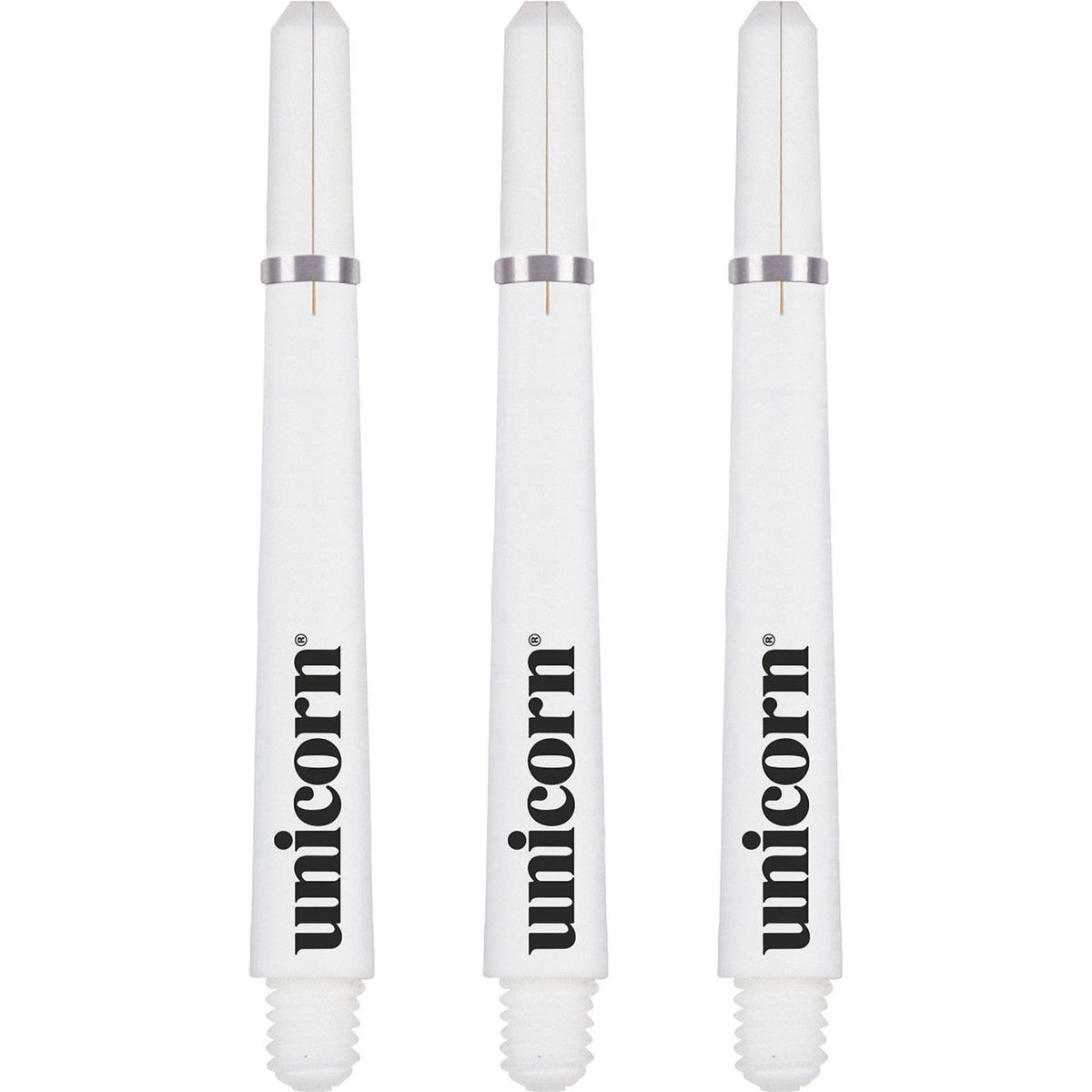 Unicorn Gripper 4 Dart Shafts - White Long