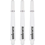 Unicorn Gripper 4 Dart Shafts - White Long