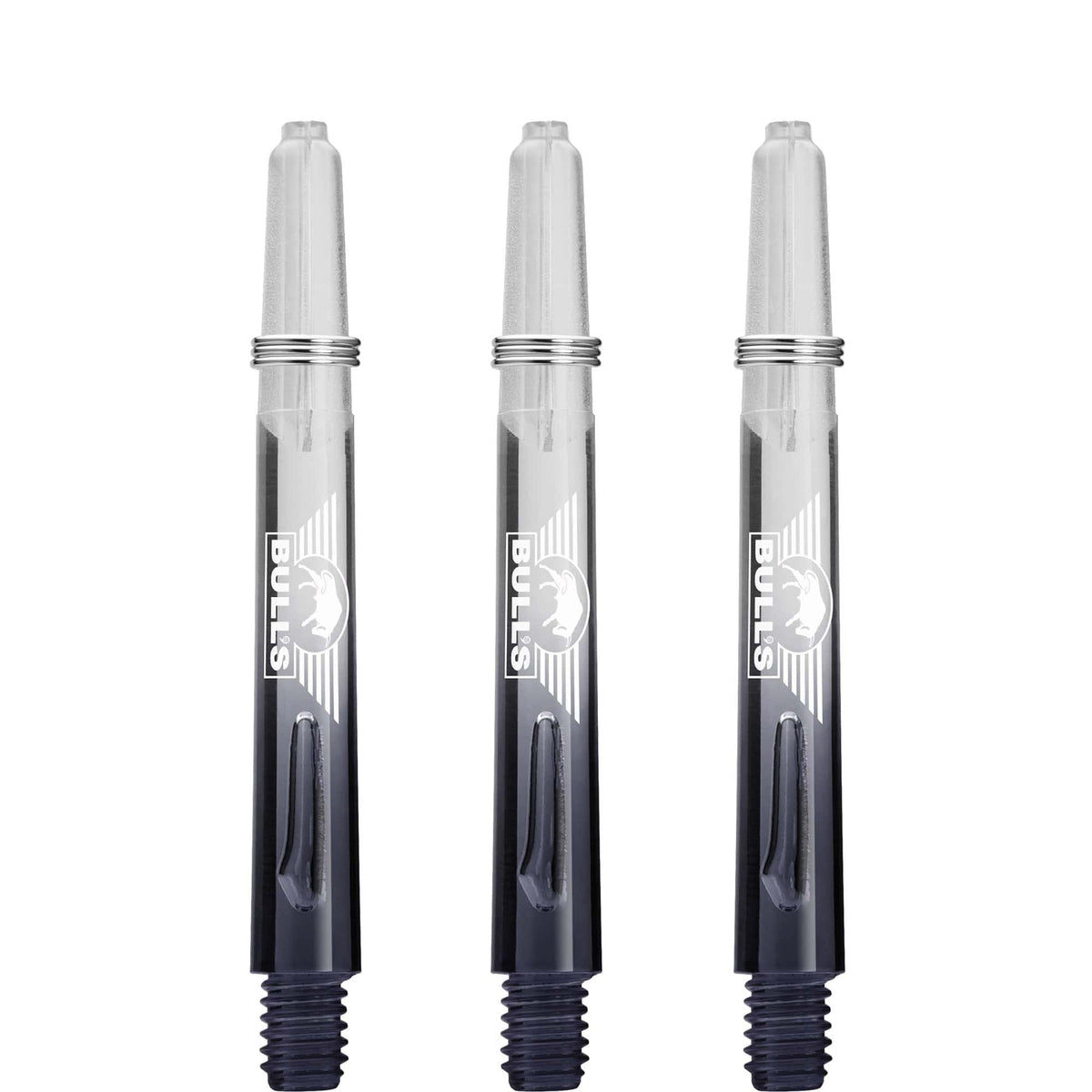 Bulls X-Ray Shafts - Dart Stems - Gradient - Black Short