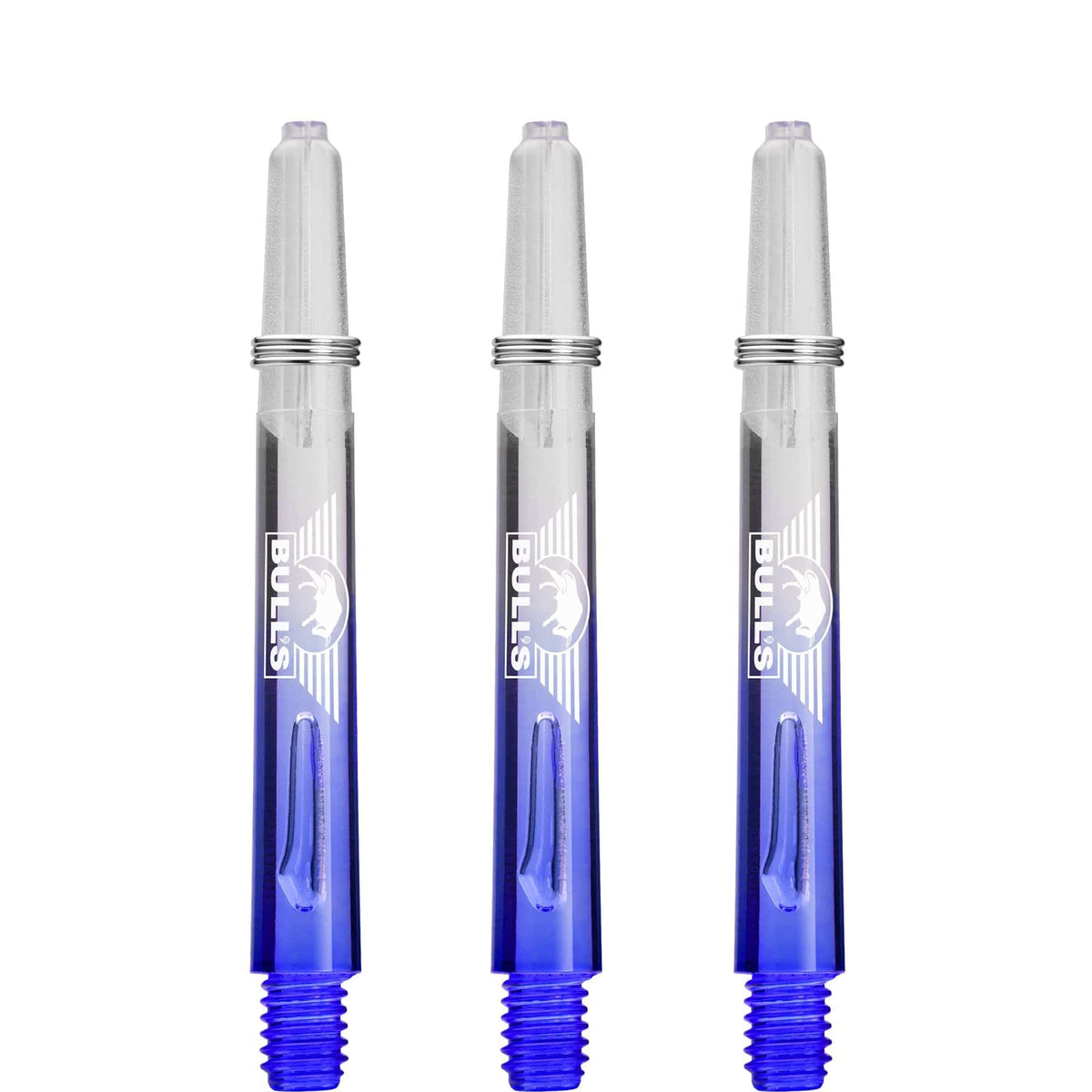 Bulls X-Ray Shafts - Dart Stems - Gradient - Blue Short
