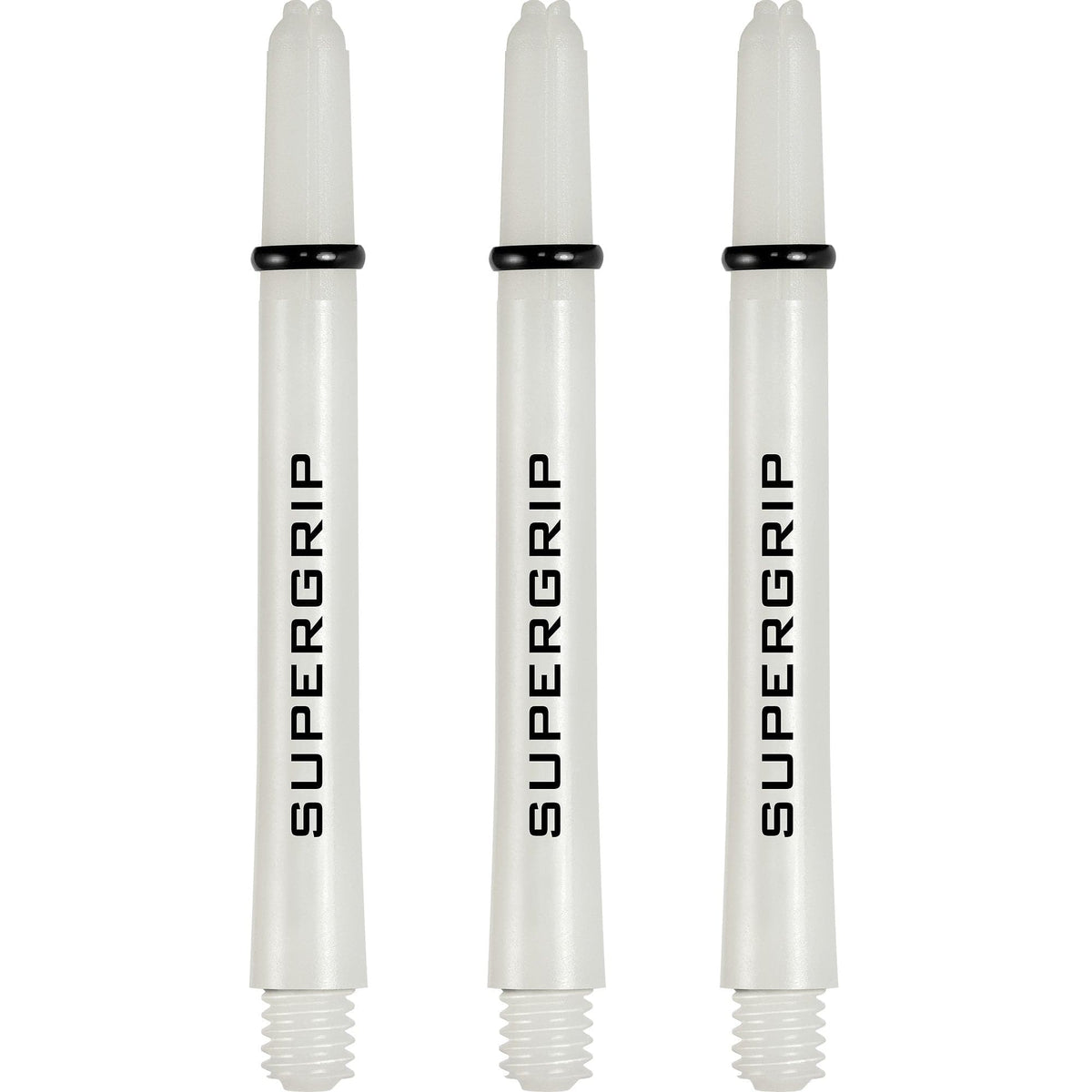Harrows Supergrip Shafts - Dart Stems - White Medium