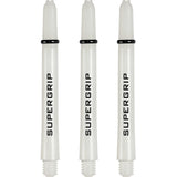 Harrows Supergrip Shafts - Dart Stems - White Medium
