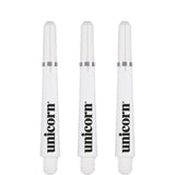 Unicorn Gripper 4 Dart Shafts - White Medium